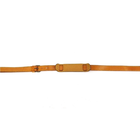 Louis Vuitton Brown Leather Strap with Yellow Stitching - Picture 6 of 10